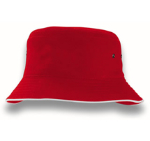 Bucket Hat with Sandwhich Trim